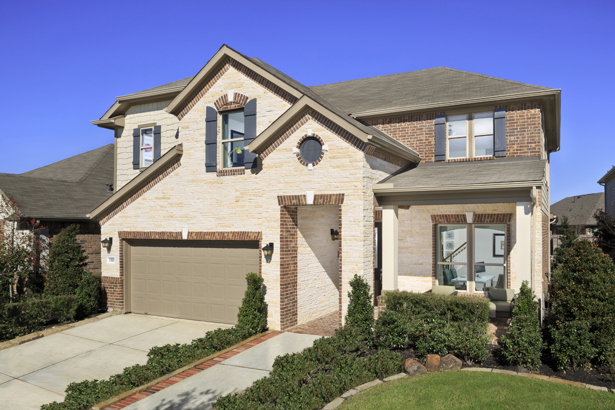 KB model home in Tomball, TX